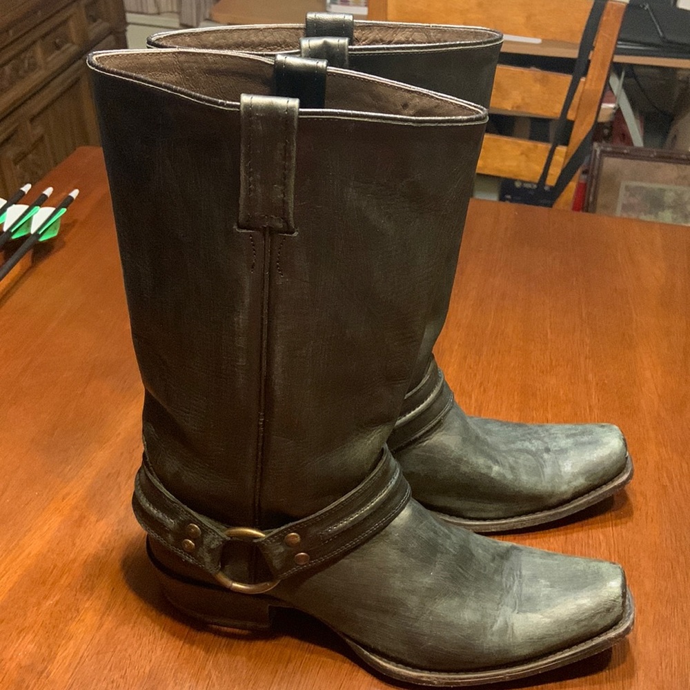 Stetson leather riding boots, black, size 11 1/2 D